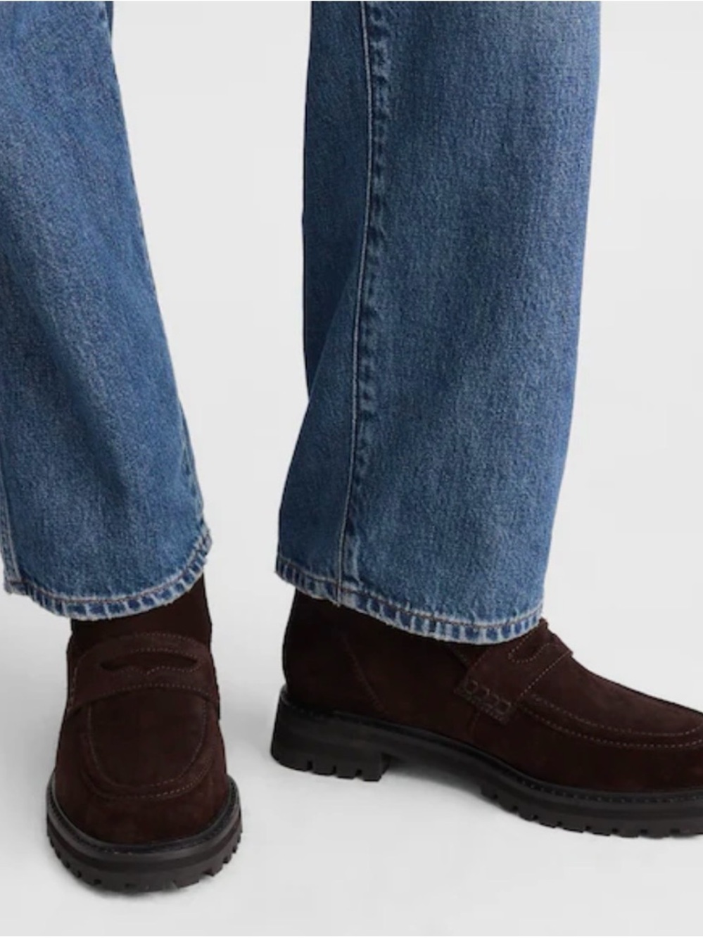 Madewell Suede Ryder ankle boot in dark brown. Worn only once!
